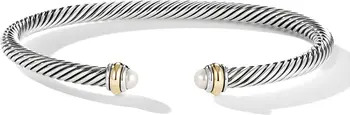 David Yurman 4mm Cable Classic Bracelet with 18K Gold & Semiprecious Stones | Nordstrom | Nordstrom