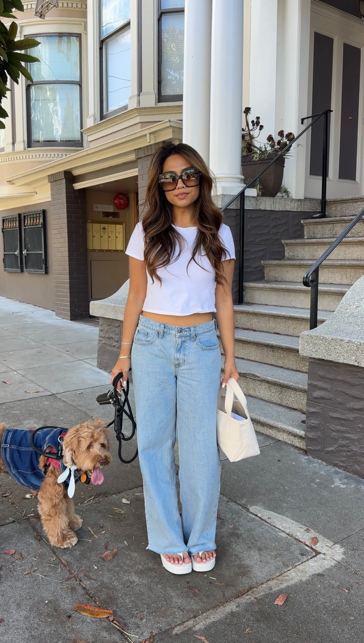 Baby tee and jeans on sale! 

Sizing:
Tee - sized up, small
Jeans - tts, 25 short 


#LTKFindsUnder100 #LTKSaleAlert