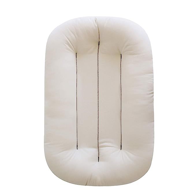 Snuggle Me Organic Bare | Baby Lounger & Infant Floor Seat | Newborn Essentials | Organic Cotton,... | Amazon (US)