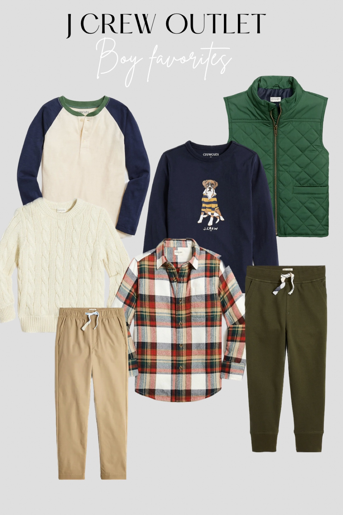 Outfits I picked out for Waylon for fall 🍂

These are on sale %40 off everything! 

#jcrew #boysoutfits #falloutfits #boyfalloutfit #jcrewsale #boyclothinghaul

#LTKkids #LTKSeasonal #LTKsalealert