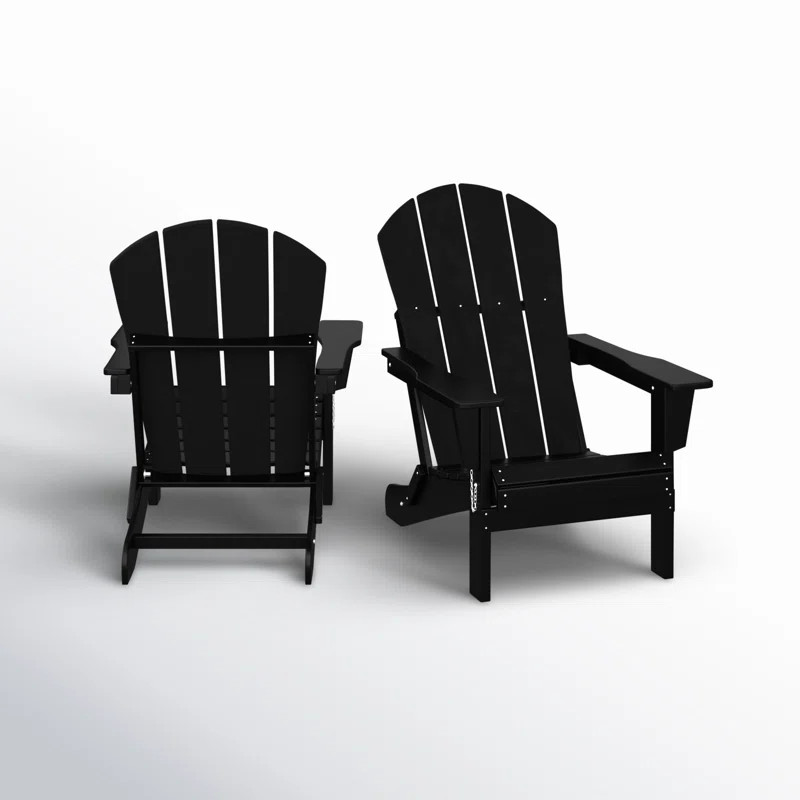 Laguna Foldable Outdoor Adirondack Set (Set of 2) | Wayfair North America