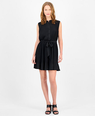 Women's Sleeveless Collared Sheath Dress | Macy's