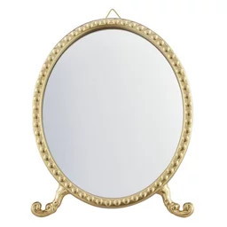 Red Shed Framed Metal Tabletop Mirror, 10.5 in., 10.5 in.,Gold | Tractor Supply