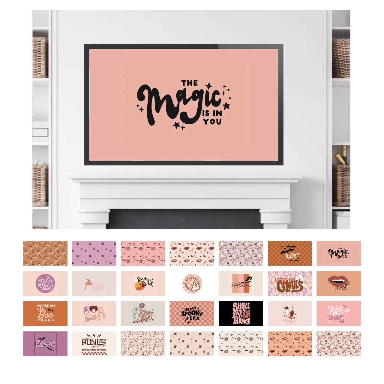 Halloween 2023 | Frame TV Set | The Letter Vee