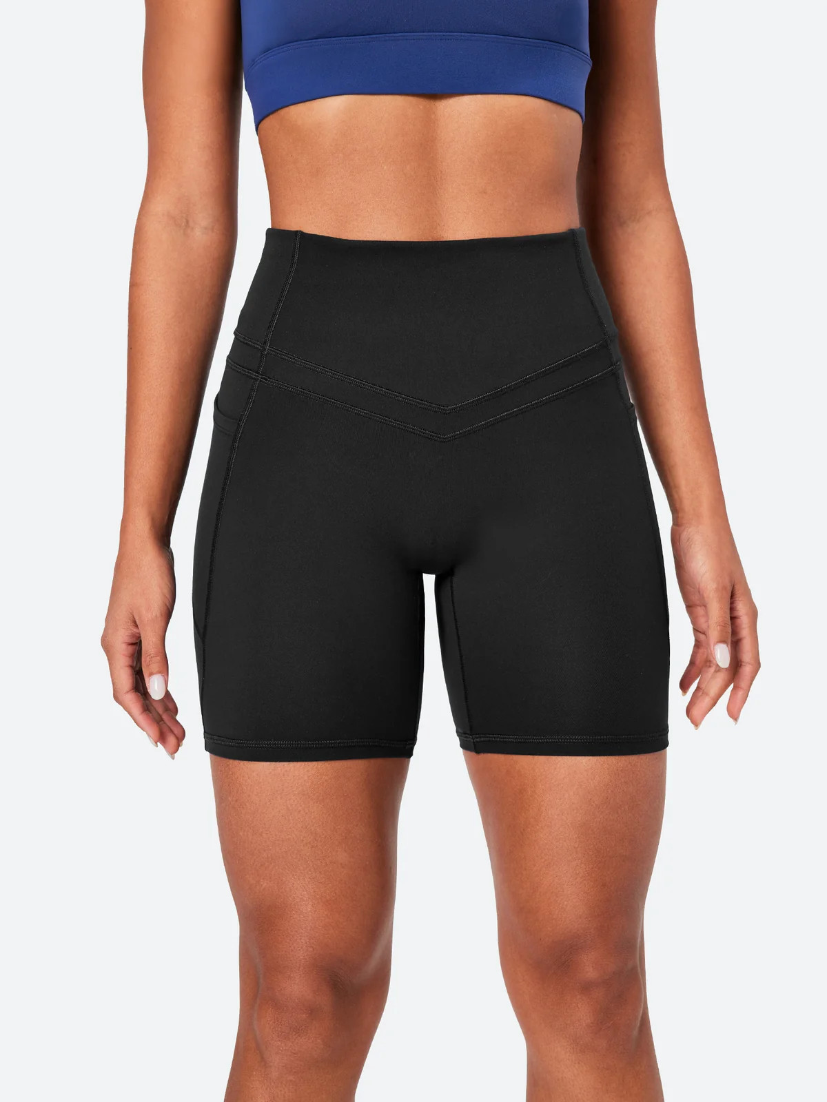 IUGA PowerTight™ 6'' Sandwich High Waist No Front Seam Shorts | IUGA