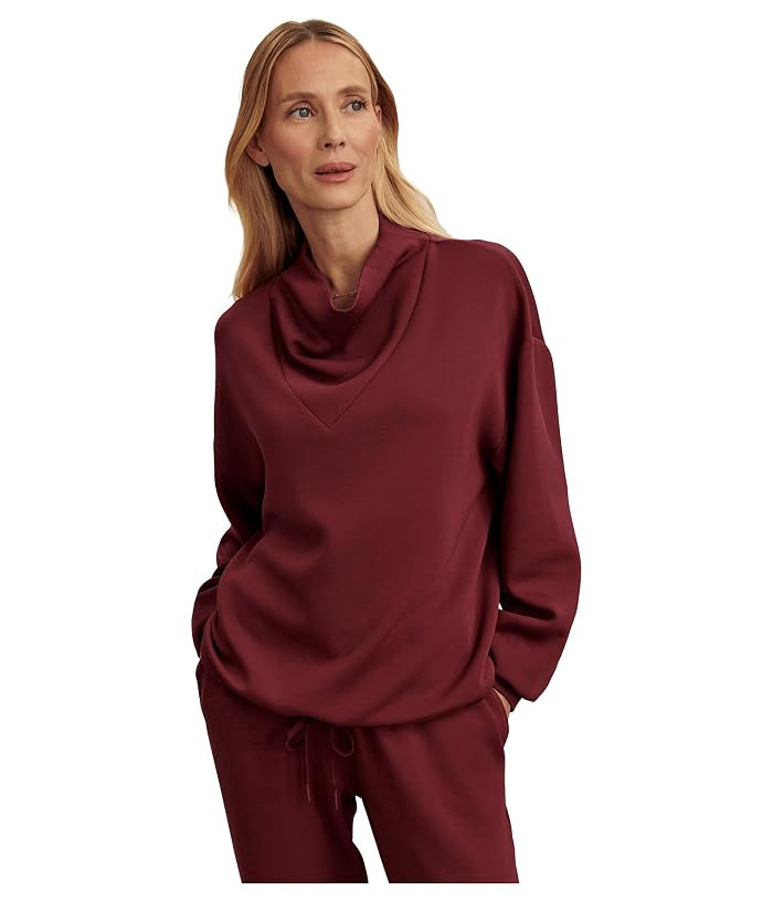 Varley Betsy Sweat Women's Clothing Black : XXS, Rayon | Zappos.com