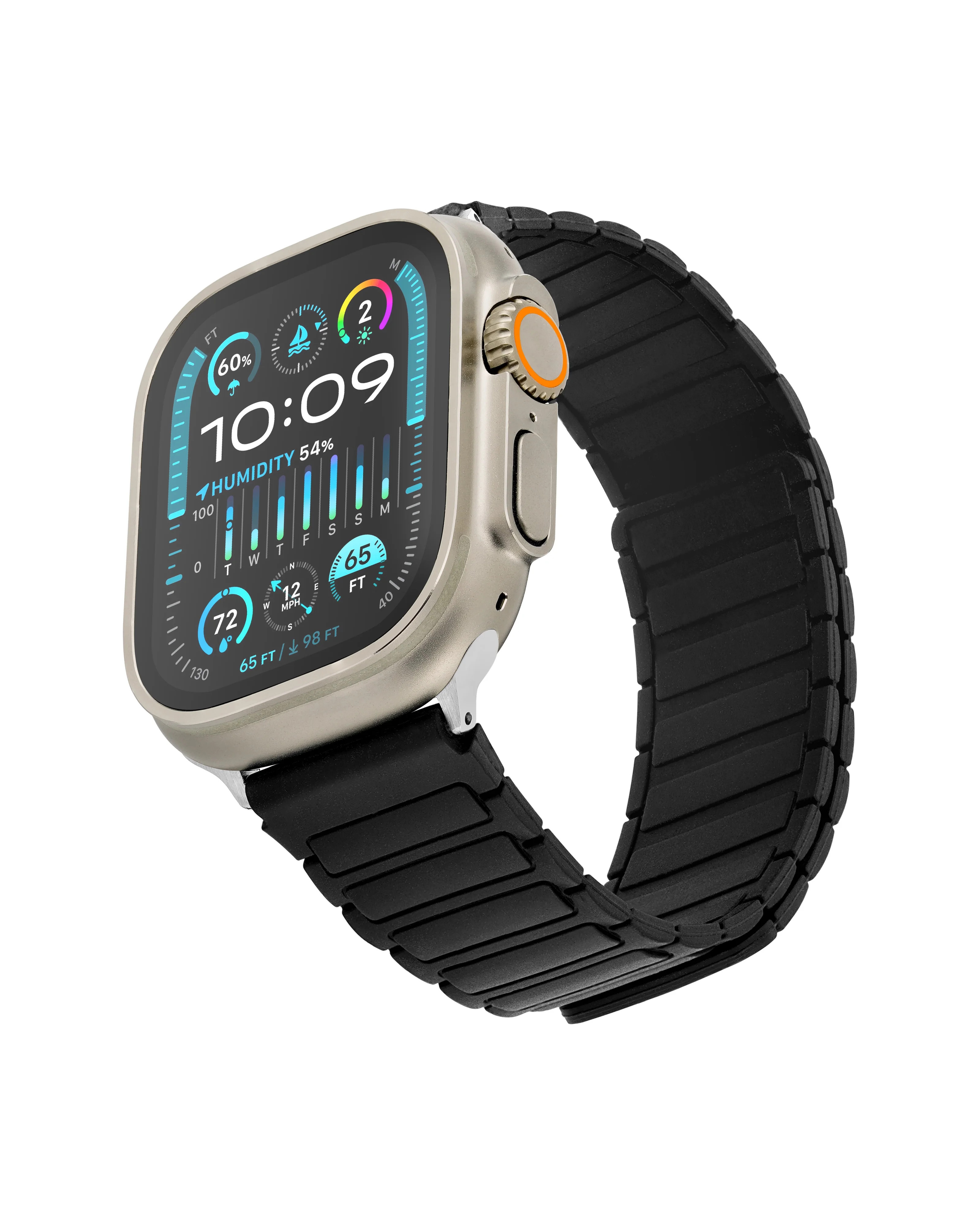 WITHit Black Silicone Magnetic Band for the Apple Watch® | Walmart (US)