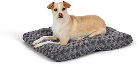 Amazon Basics Pet Dog Bed Pad, 23 x 18 x 2.5 Inch - X-Small, Gray Swirl | Amazon (US)
