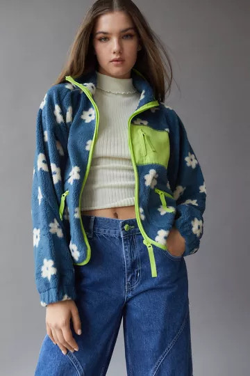 UO Stormi Fleece Jacket | Urban Outfitters (US and RoW)