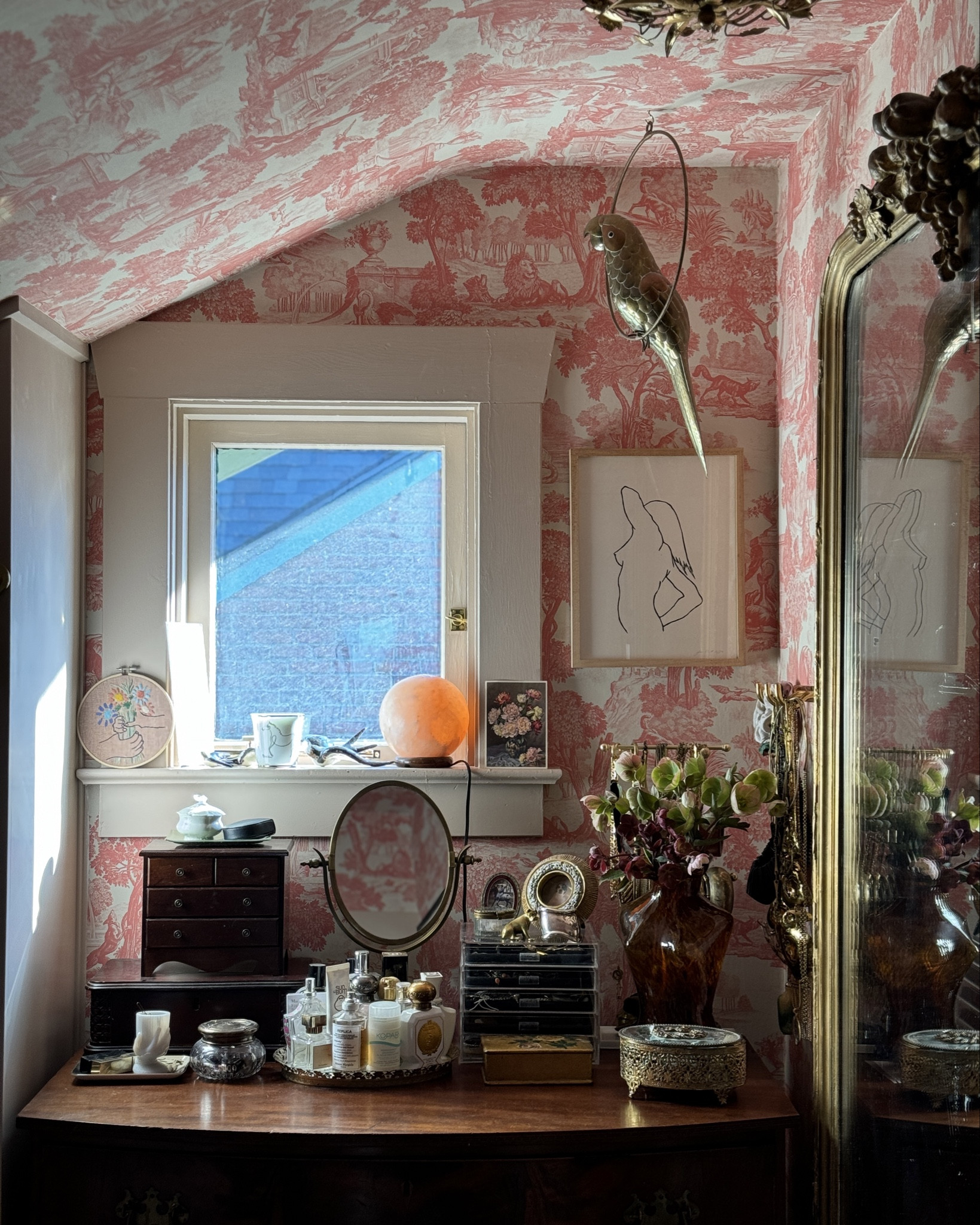 I shared a live video of our dressing room last weekend and as promised I’m sharing links to the hardware and wallpaper I used in the space! Also, my favorite deodorant 😉. #interiordesign #studiolaloc #ourseattlecraftsman #dressingroom #dressingroomdesign 

#LTKhome