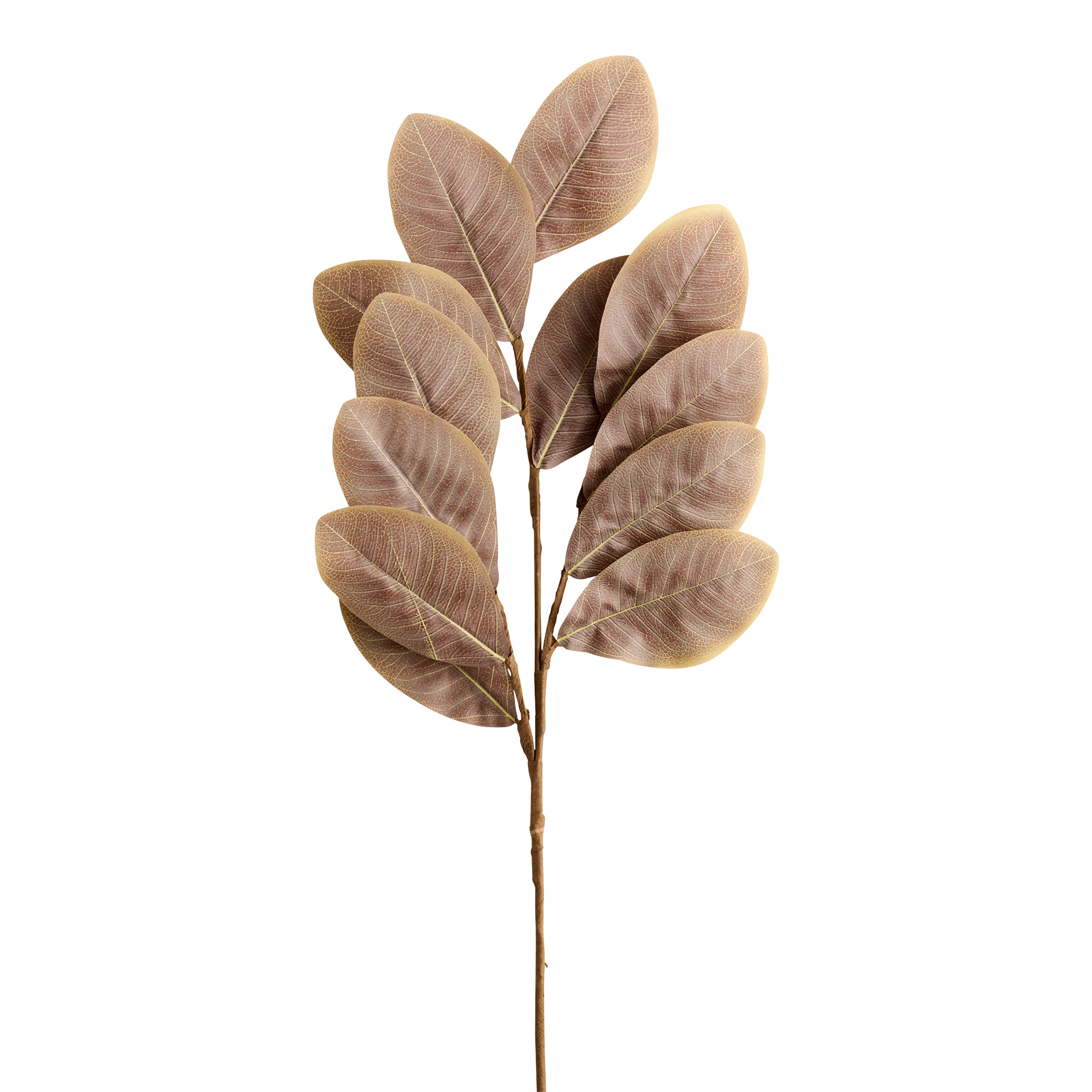 Faux Autumnal Magnolia Leaf Stem | World Market