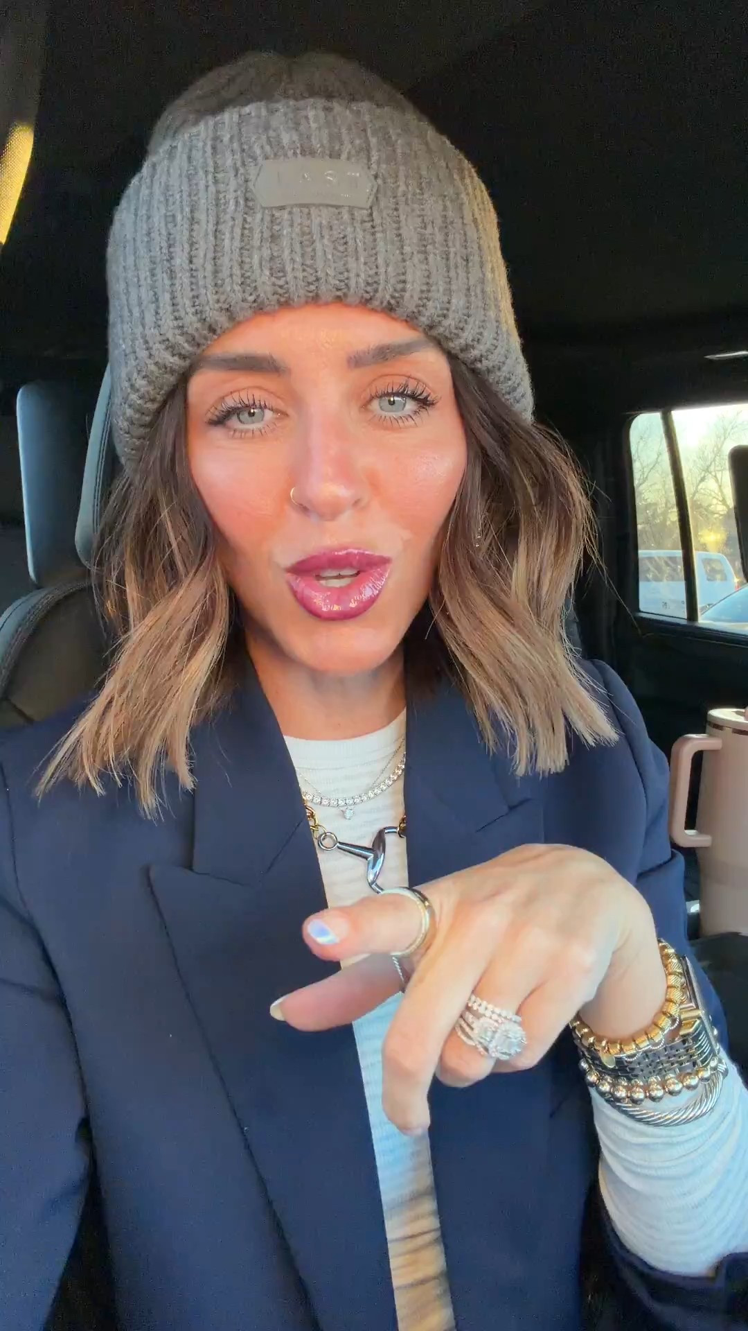 code: Mollyann for 40% off for my tennis necklace and horsebit chain 

Blazer - size M



#LTKstorytime #LTKValentine #LTKootd