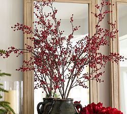 Faux Red Berry Branch | Pottery Barn (US)