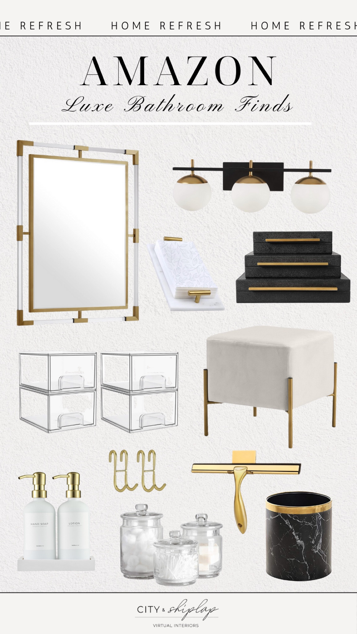 Luxe bathroom finds from Amazon 

#LTKFindsUnder100 #LTKFindsUnder50 #LTKHome