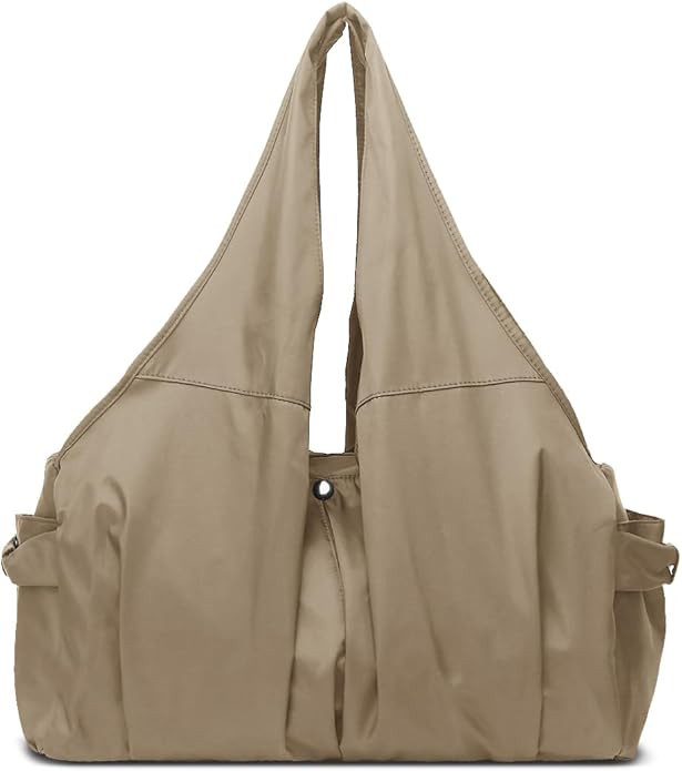 Shoulder Bag for Women, Waterproof Shopping Lightweight Work Purse and Handbag Travel Tote Oxford... | Amazon (US)