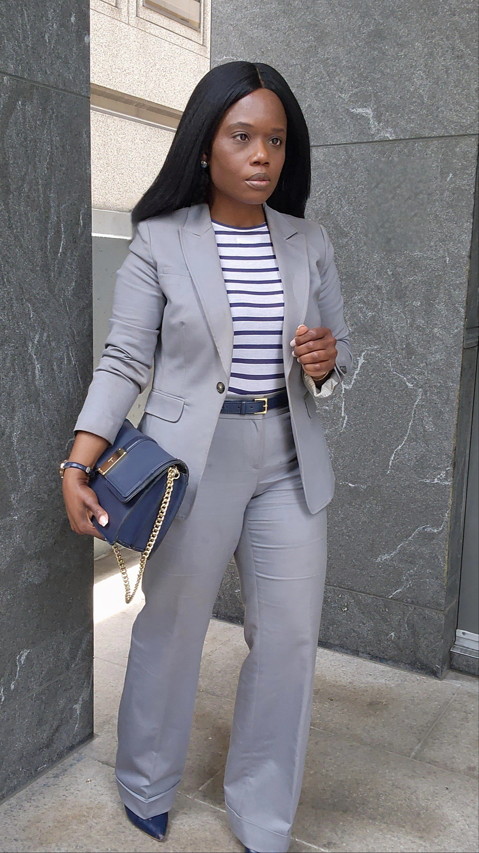 Grey women's pantsuit, Banana Republic 2-piece blazer set, wideleg trouser, suit for Spring Summer

#LTKWorkwear #LTKootd #LTKSaleAlert