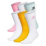 adidas Originals unisex-adult Trefoil Crew Socks (6-pair) | Amazon (US)