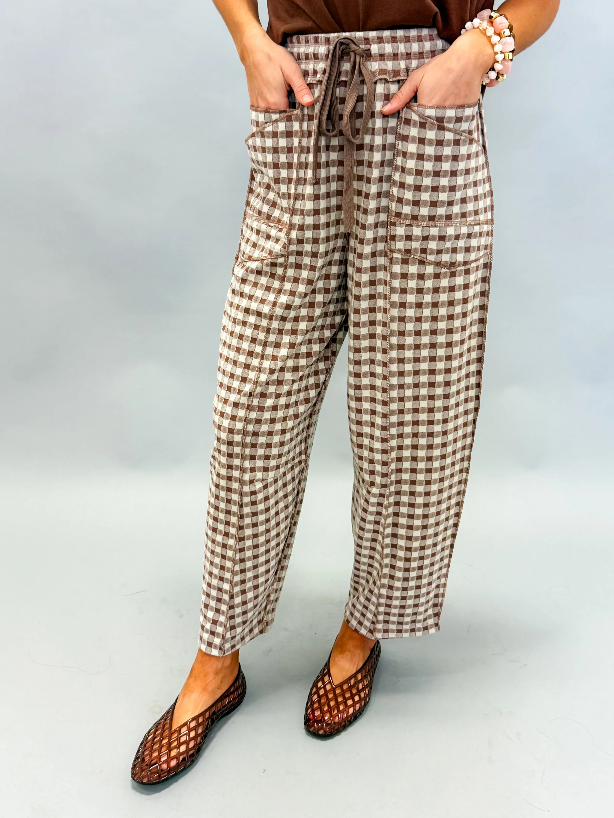 Scout Soft Barrel Utility Knit Pants-Mocha | Shop.app
