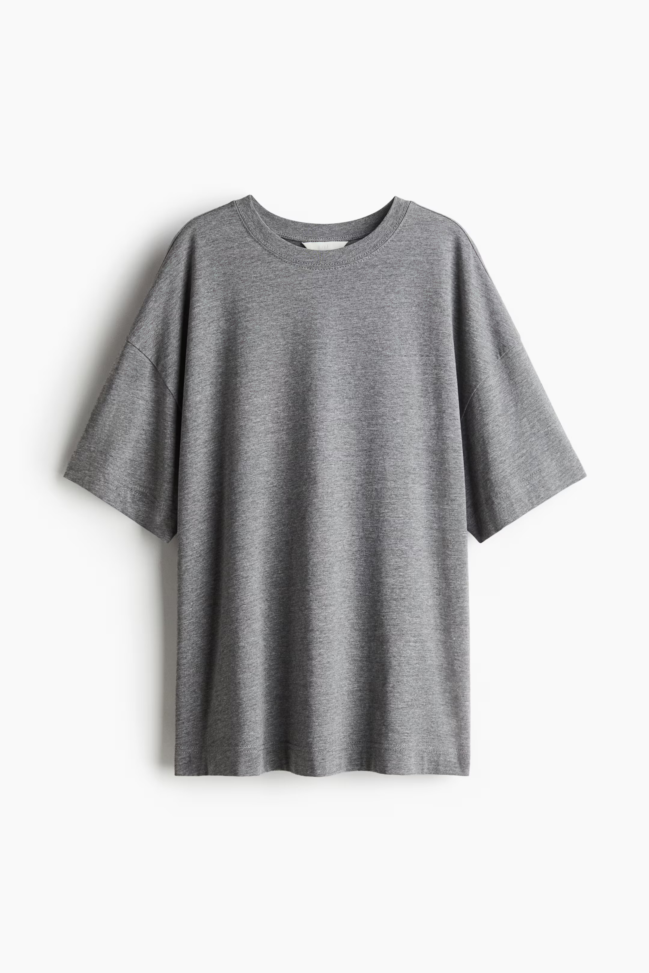 Oversized T-shirt - Gray melange - Ladies | H&M US | H&M (US + CA)