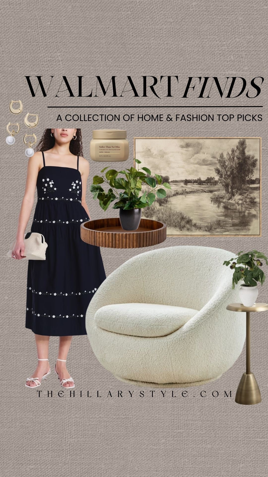 Walmart Spring Finds: Neutral & Elevated
Spring is officially here, and Walmart is absolutely winning the game with these high-end looks on an affordable budget! ✨ Whether you’re looking for a seasonal home refresh or the perfect embroidered midi dress for brunch, these neutral finds bring all the cozy, minimalist vibes. From textured bouclé seating to "quiet luxury" style, these pieces look way more expensive than they actually are. Happy shopping!
#TheHillaryStyle #WalmartFinds #WalmartHome #WalmartFashion #Spring2026 #NeutralAesthetic #QuietLuxury #AffordableHomeDecor #SpringStyle #PinterestHome #LTKhome #MinimalistDecor #SpringFashion2026


#LTKootd #LTKSeasonal #LTKHome