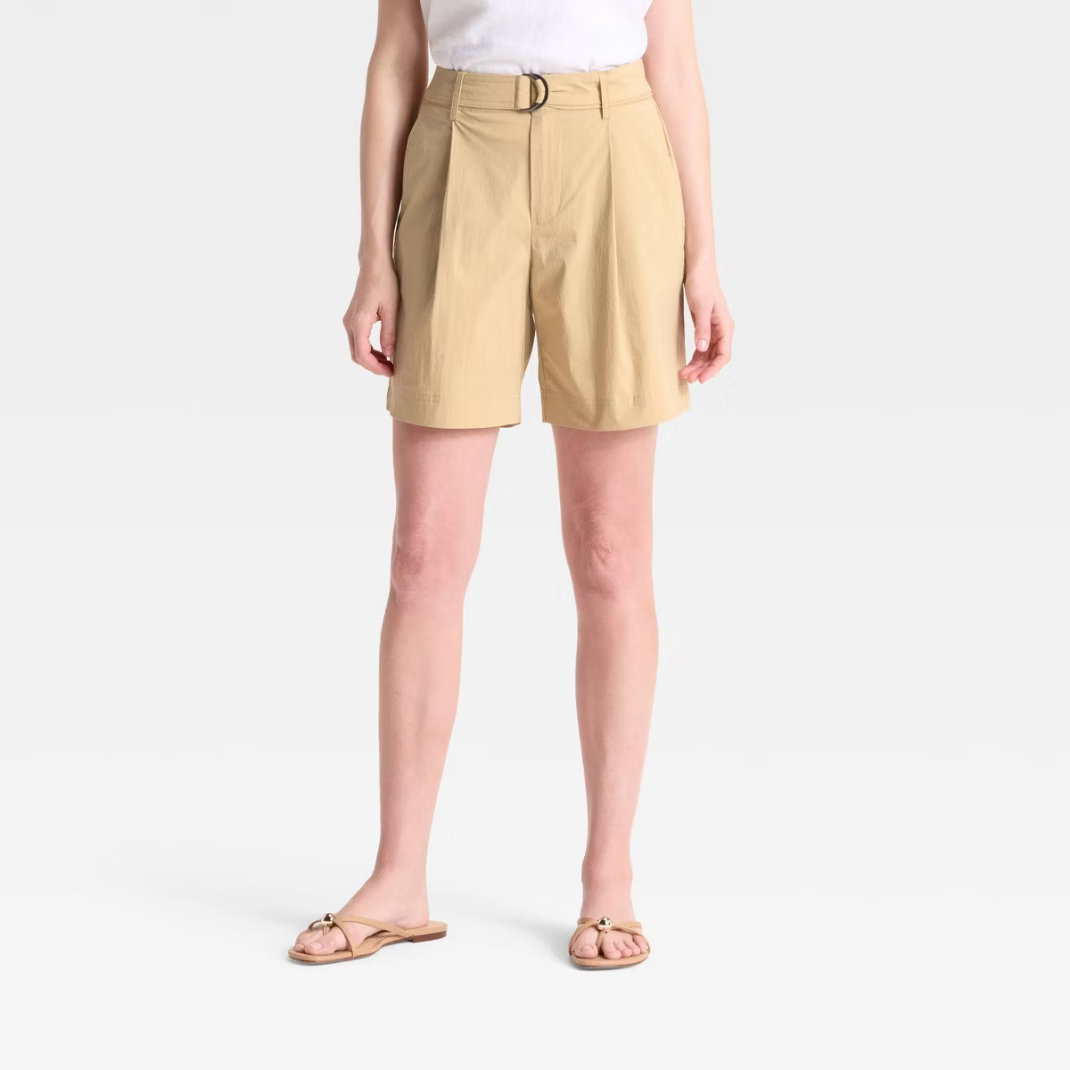 Women's High-Rise Bermuda Chino Shorts - A New Day™ | Target