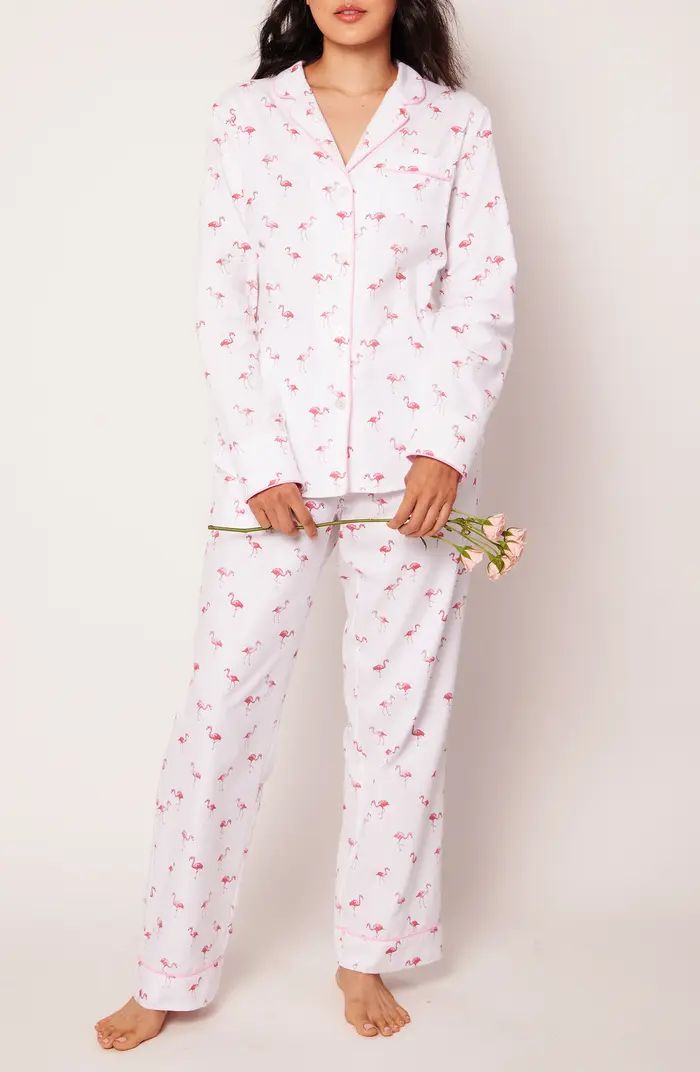 Petite Plume Flamingos Cotton Pajamas | Nordstrom | Nordstrom