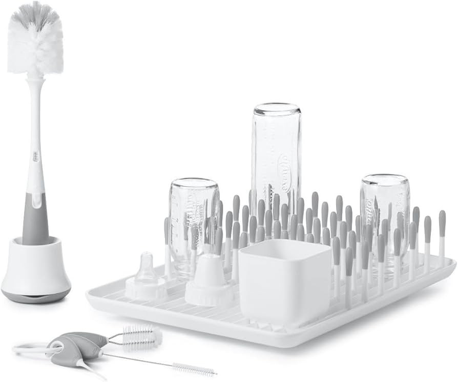 OXO Tot Bottle & Cup Cleaning Set, Gray | Amazon (US)