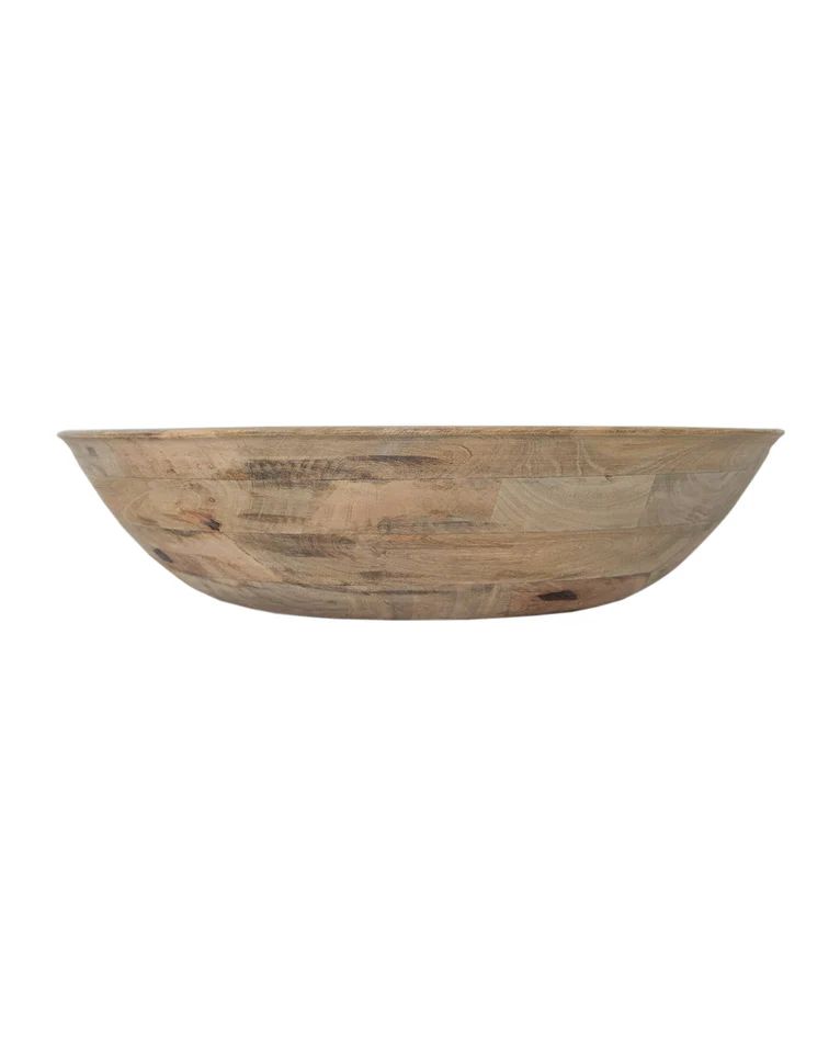 Patchwork Wooden Bowl | McGee & Co.