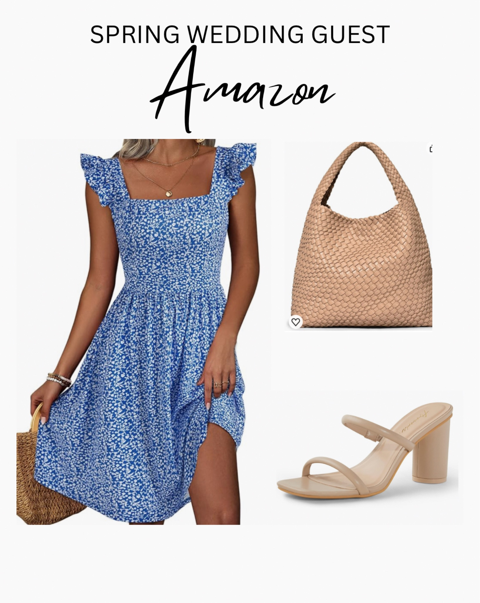 THE PERFECT SPRING WEDDING GUEST DRESS OR EASTER DRESS!! And the best part is the PRICE. Love a good affordable Amazon dress! 🙌 

#LTKfindsunder50 #LTKwedding #LTKstyletip