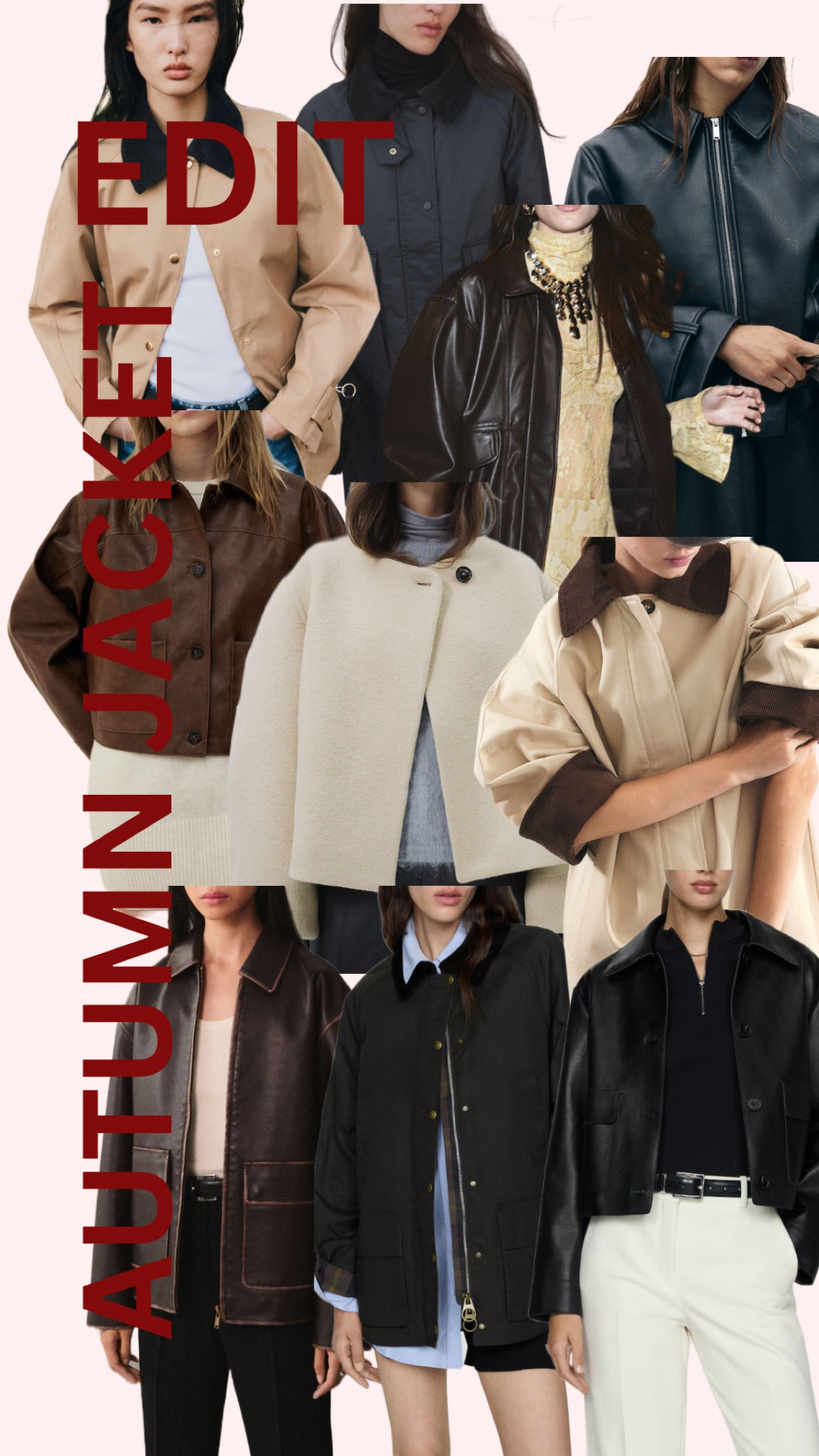 Autumn jackets we love. All Highstreet finds 

Autumn outfits 
Casual jackets 
Barn jacket 
Wax jacket 
Leather jacket 

#LTKautumn #LTKeurope #LTKstyletip