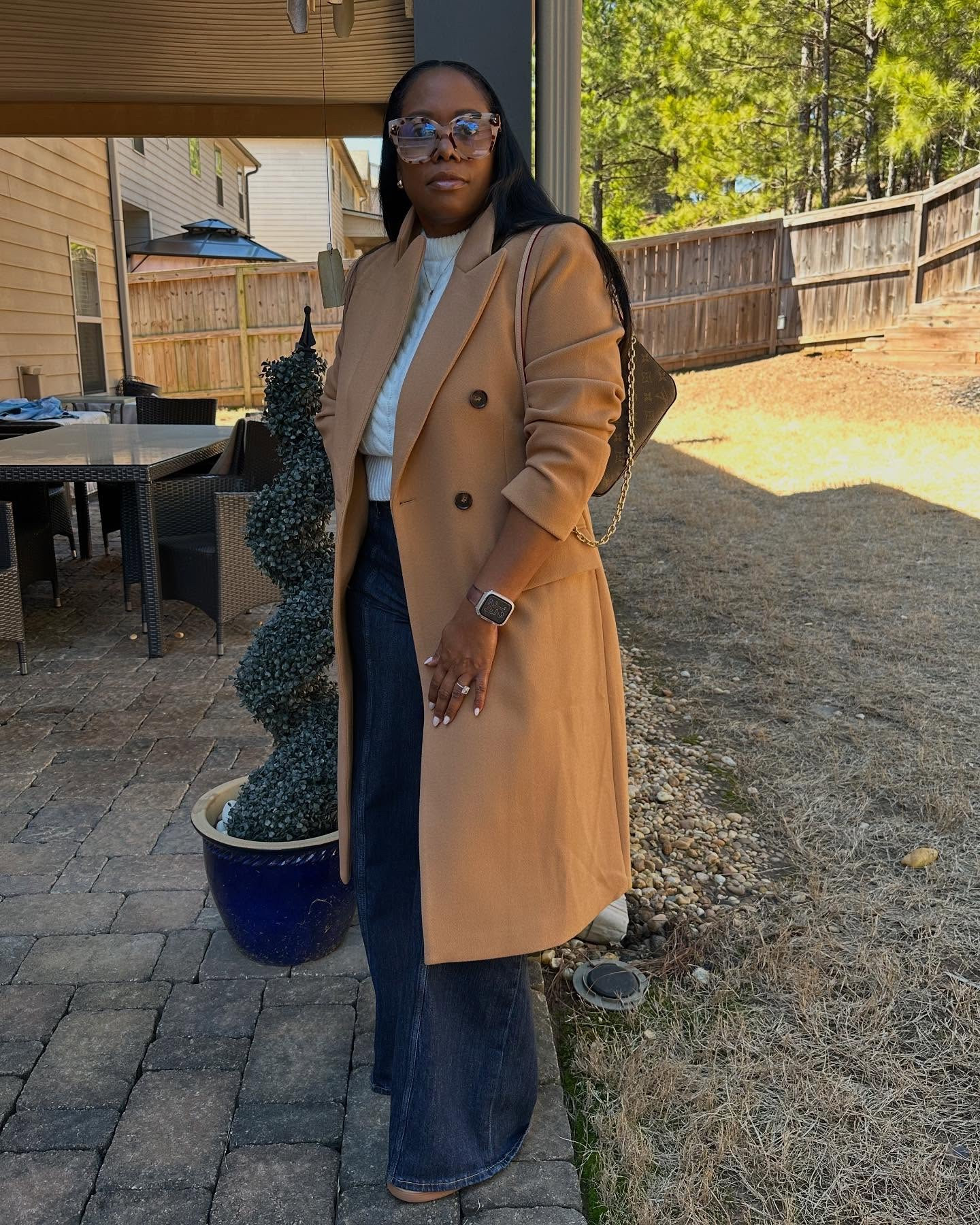 This coat is a staple in my closet, adding an elevated look to any outfit. No matter if I dress it up or down, it always slays! These jeans are doing it too…extra high waisted and petite-girl friendly. 🥰

Coat L | Sweater L | Jeans 10

Soft Life, Styled Right. ✨


#LTKOver40 #LTKSeasonal