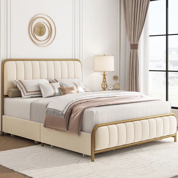 Lysette Upholstered Storage Bed | Wayfair North America
