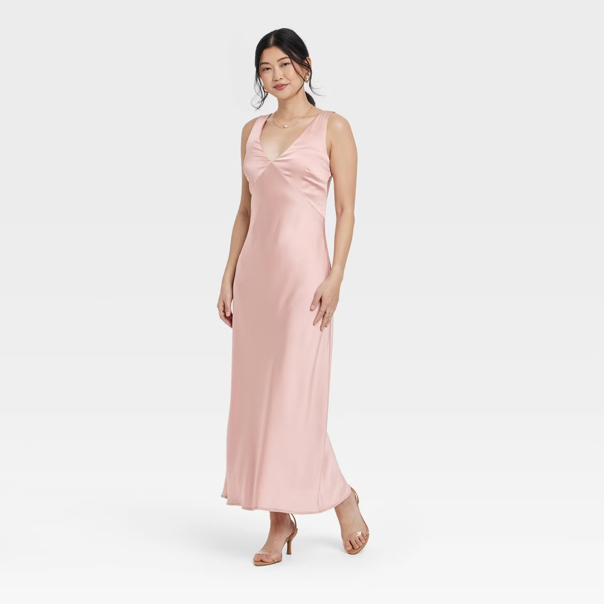 Women's Satin Slip Maxi Dress - A New Day™ | Target