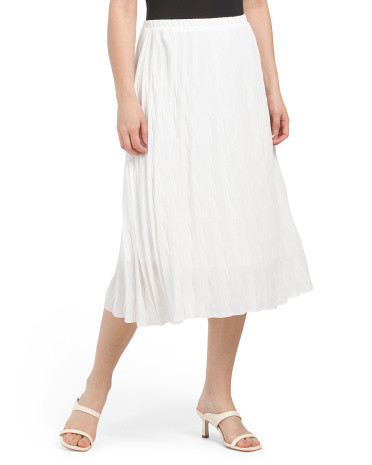 Pull On Pleated Skirt | Marshalls