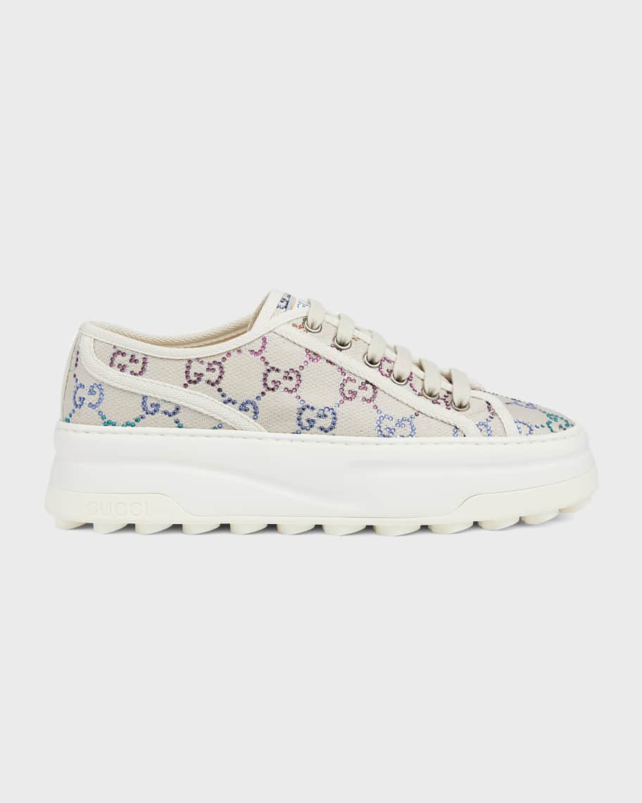 Gucci Treck Multicolor GG Platform Sneakers | Neiman Marcus