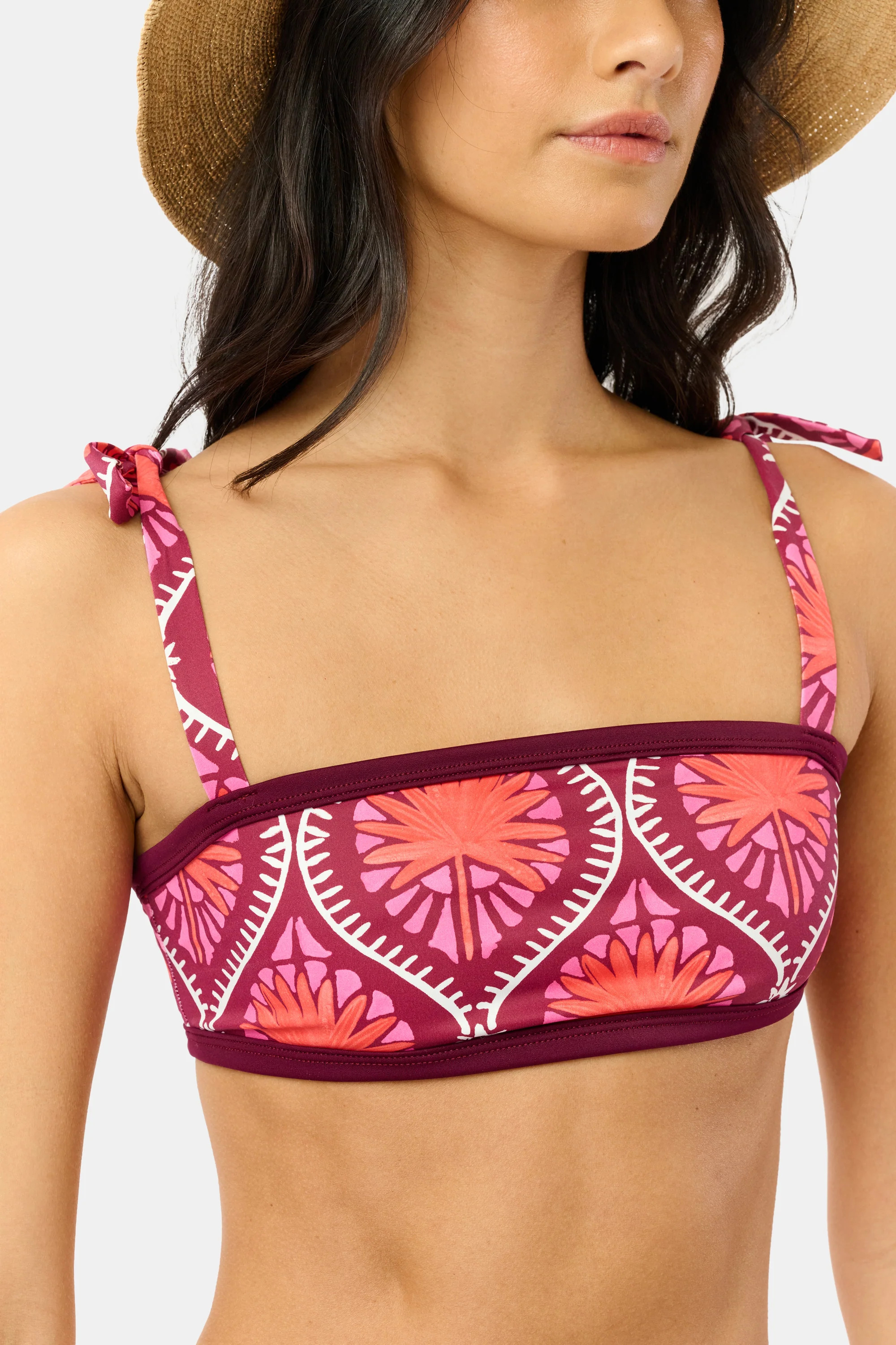 Palm Fronds Oceana Bikini Top | Roller Rabbit