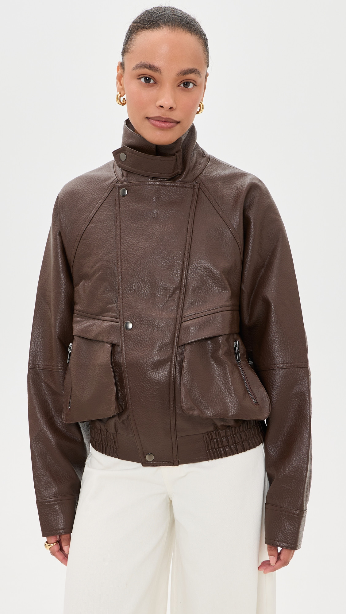 Madison the Label Nora Jacket Choc M/L | Shopbop