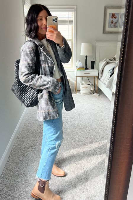 casual classy sophisticated look

sweater : large
jeans : 29
blazer : large 

#LTKshoecrush #LTKstyletip #LTKworkwear