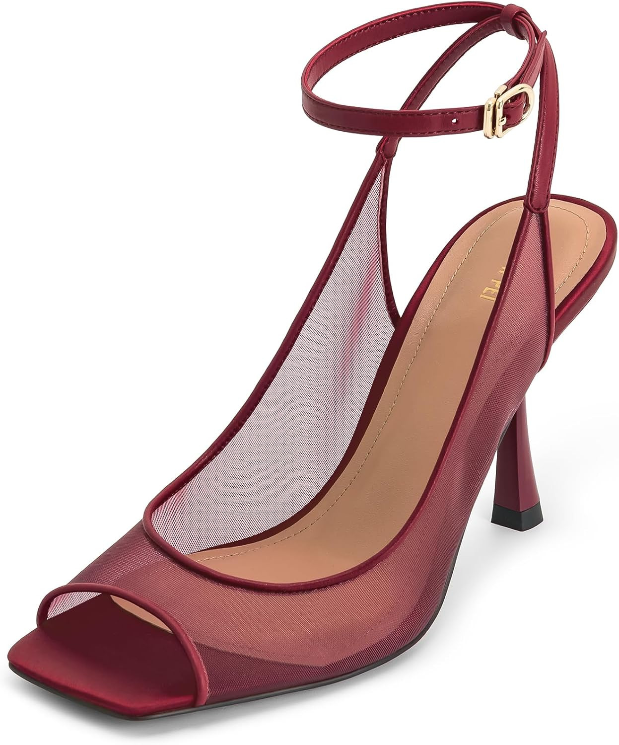 JW PEI Women's Serenity Open Toe Mesh Slingback Sandals | Amazon (US)