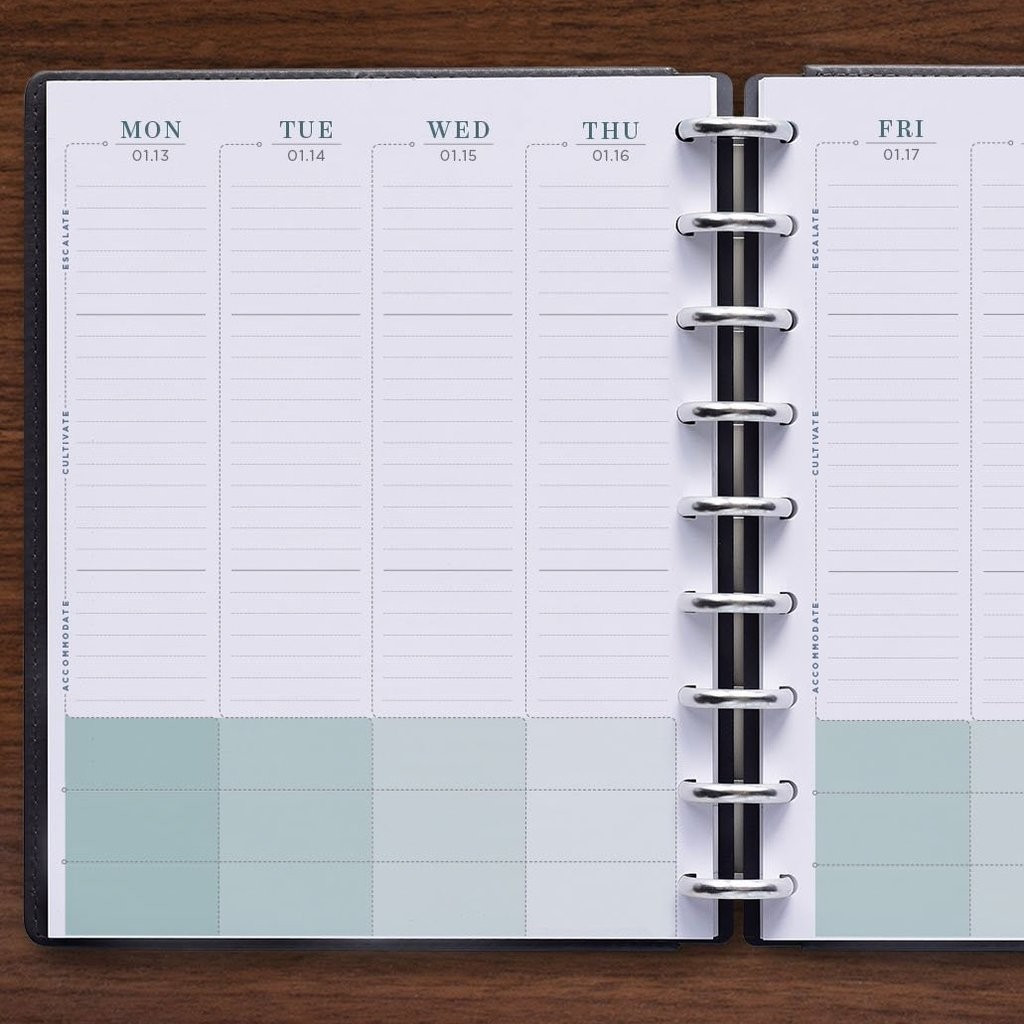 WEEKLY CLASSIC PLANNER BUNDLE | PEACOCK | inkWELL Press