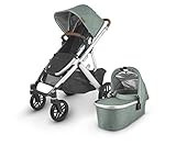 UPPAbaby VISTA V2 Stroller - EMMETT (green melange/silver/saddle leather) | Amazon (US)