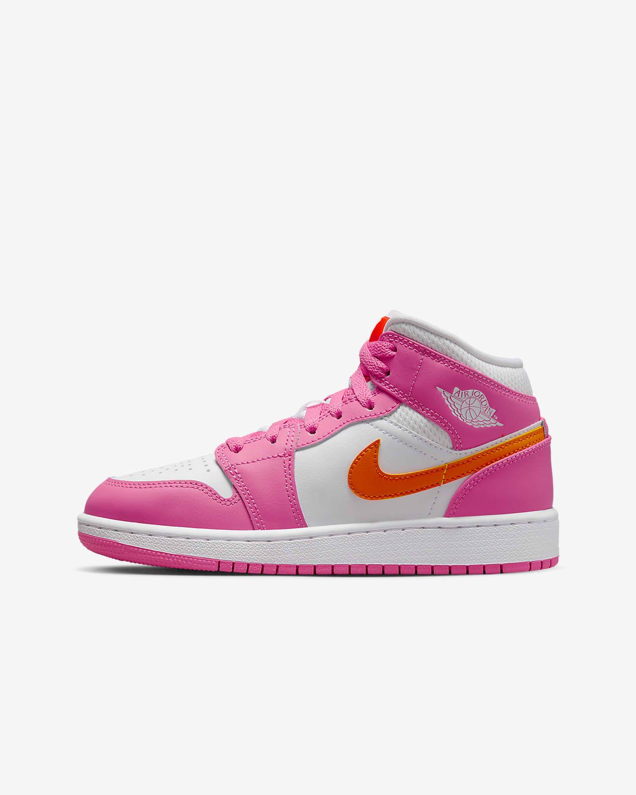 Air Jordan 1 Mid Big Kids' Shoes. Nike.com | Nike (US)