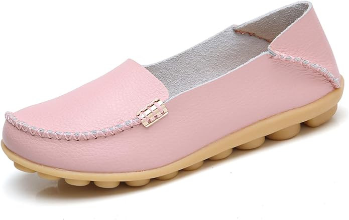 VenusCelia Women's Natural Comfort Walking Flat Loafer | Amazon (US)