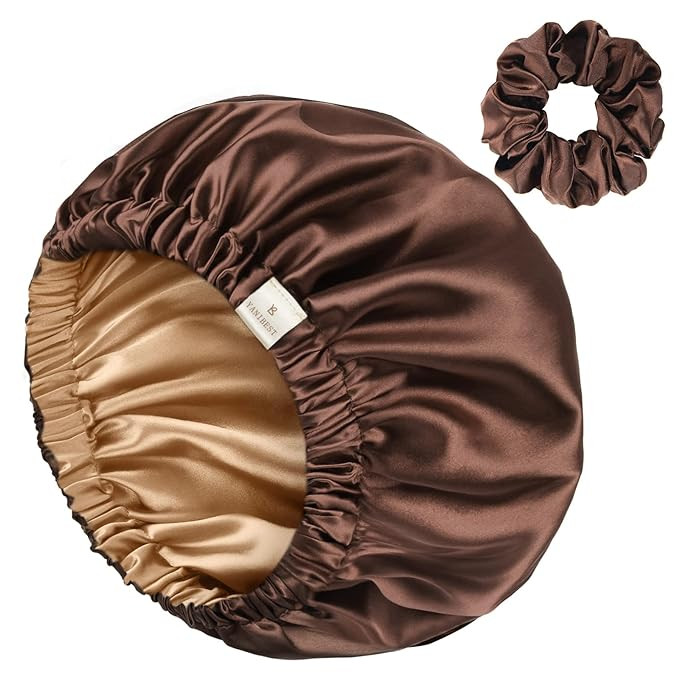 YANIBEST Adjustable Satin Bonnet Double Layer Hair Bonnet for Sleeping Bonnets for Women Hats Cur... | Amazon (US)