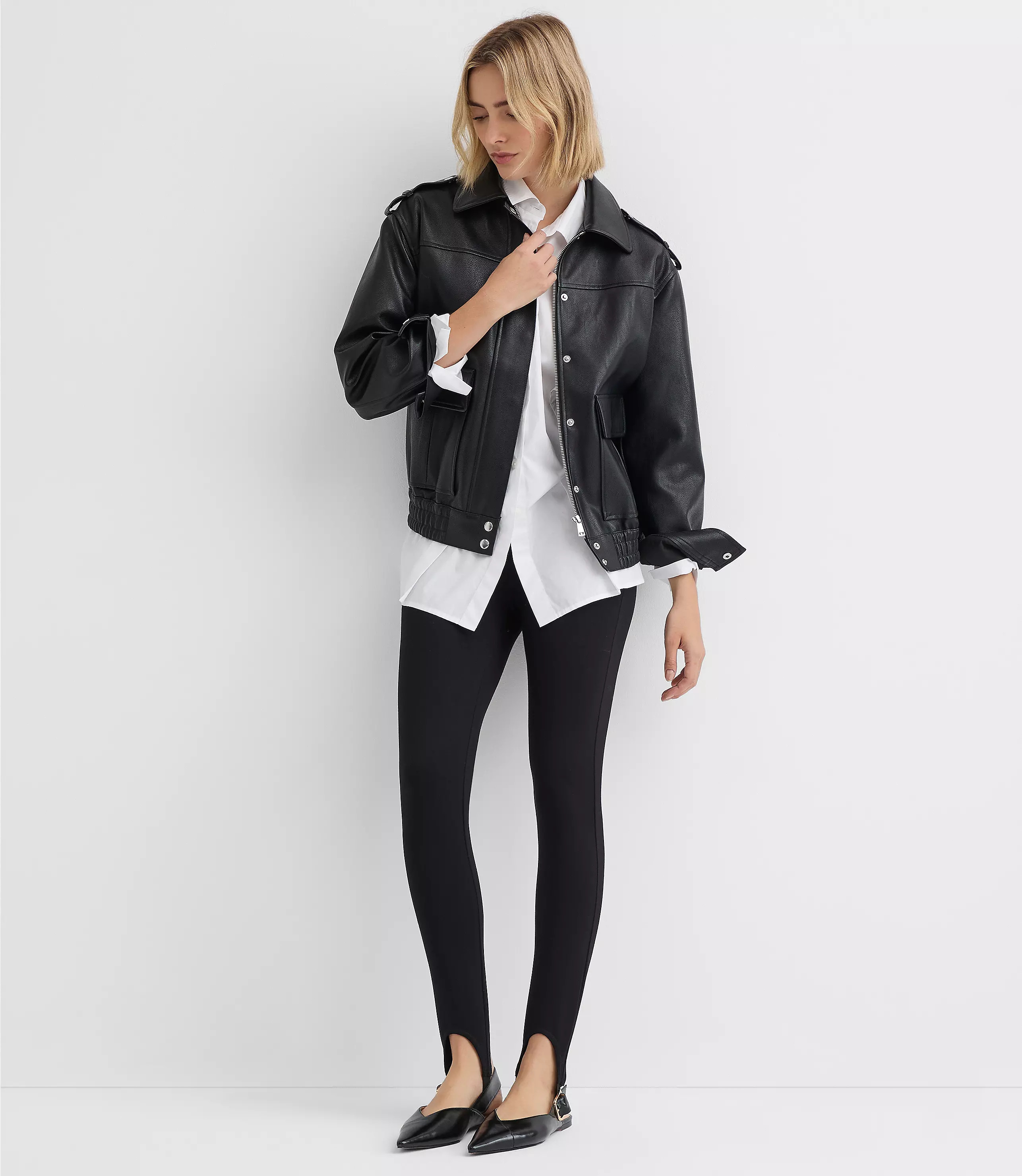 Stirrup Leggings in Ponte | LOFT