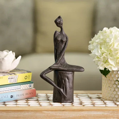 Ameriah Abstract Woman in Reflection Iron Sculpture | Wayfair North America