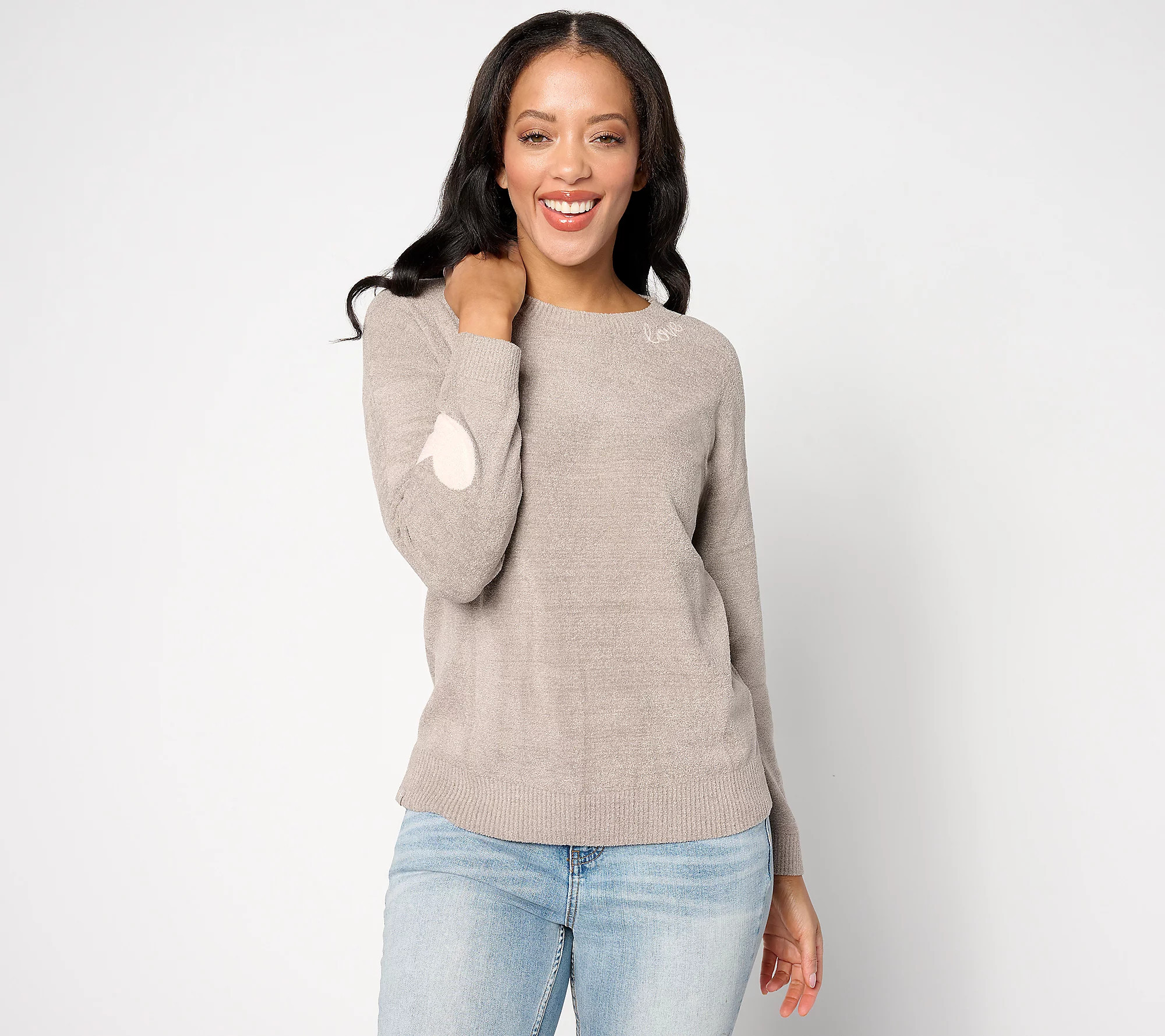 As Is Barefoot Dreams CozyChic Ultra LiteLove Crewneck | QVC