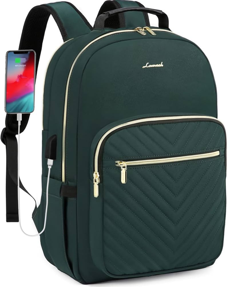 LOVEVOOK Laptop Backpack for Women, Large Capacity Travel Computer Work Bag with 17-inch Laptop C... | Amazon (US)