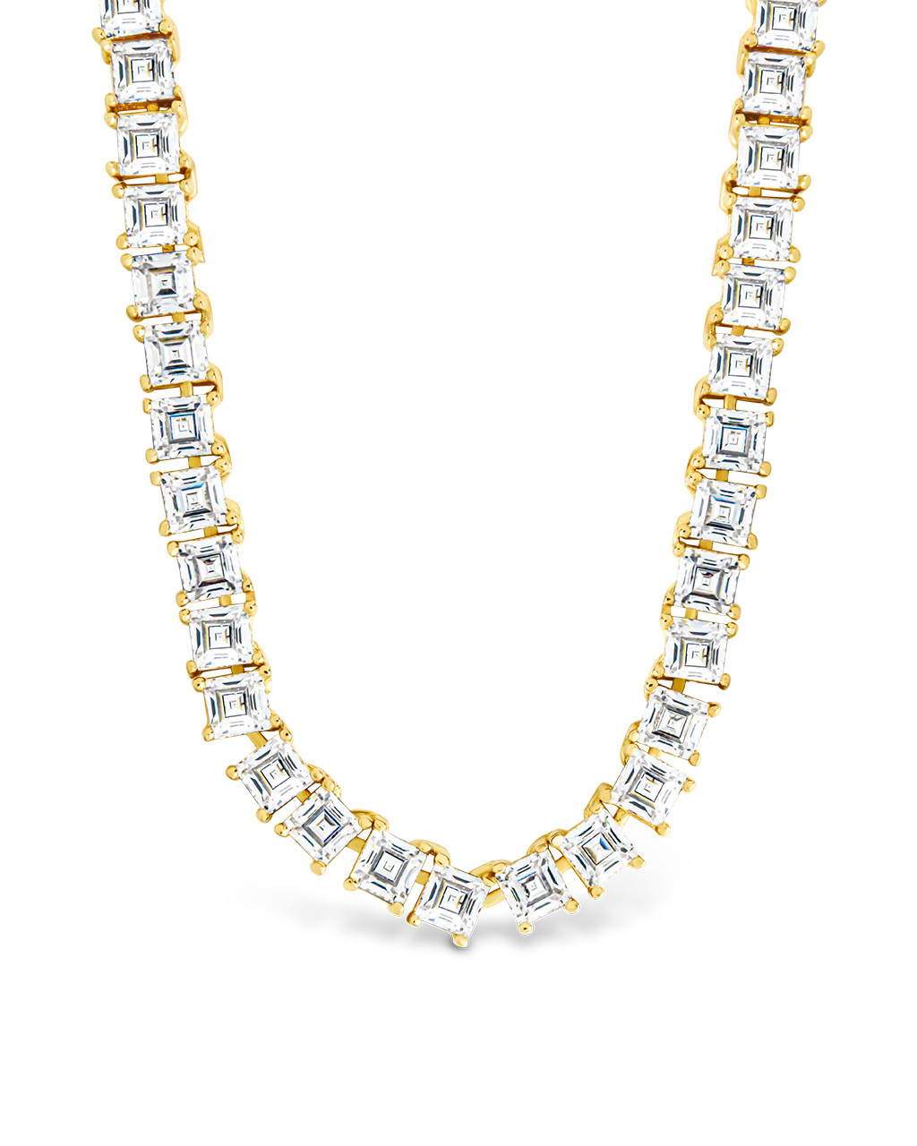 Brette Adjustable CZ Tennis Necklace | Sterling Forever