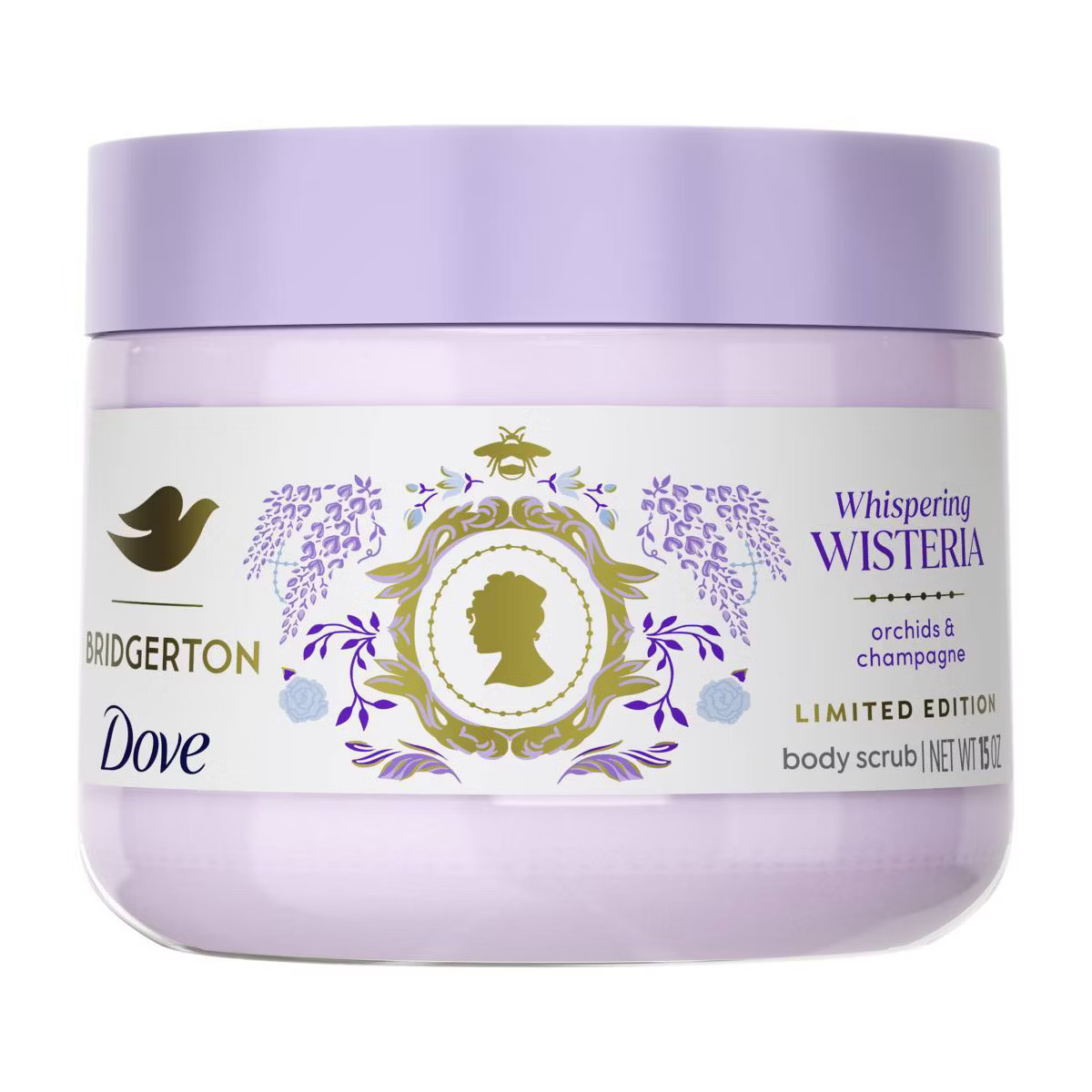 Dove Beauty Limited Edition Bridgerton Body Scrub - Whispering Wisteria - Orchids & Champagne Sce... | Target